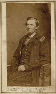 Half-length Portrait of a Seated Man in Uniform by Louisville Webster